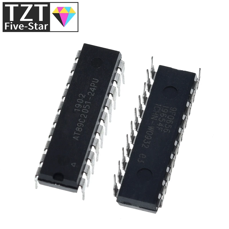 1/3 Stück AT89C2051-24PU AT89C2051 Spannungsreglermodul – Detail 5