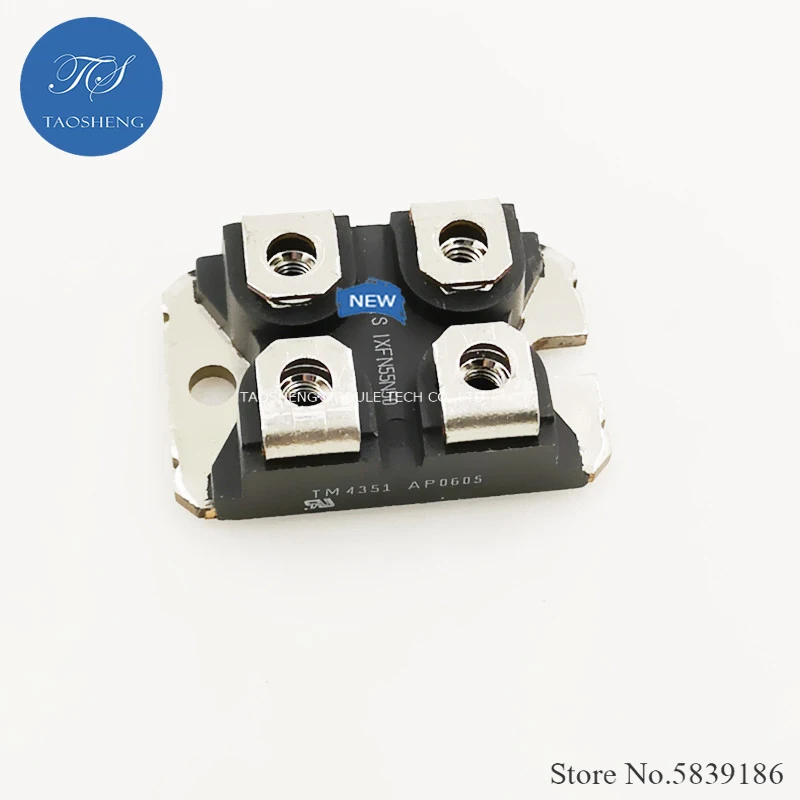 Módulo original IXFN50N50, IXFN55N50, 50A55A, 500V, SOT-227, MOS do poder, original, 1Pc
