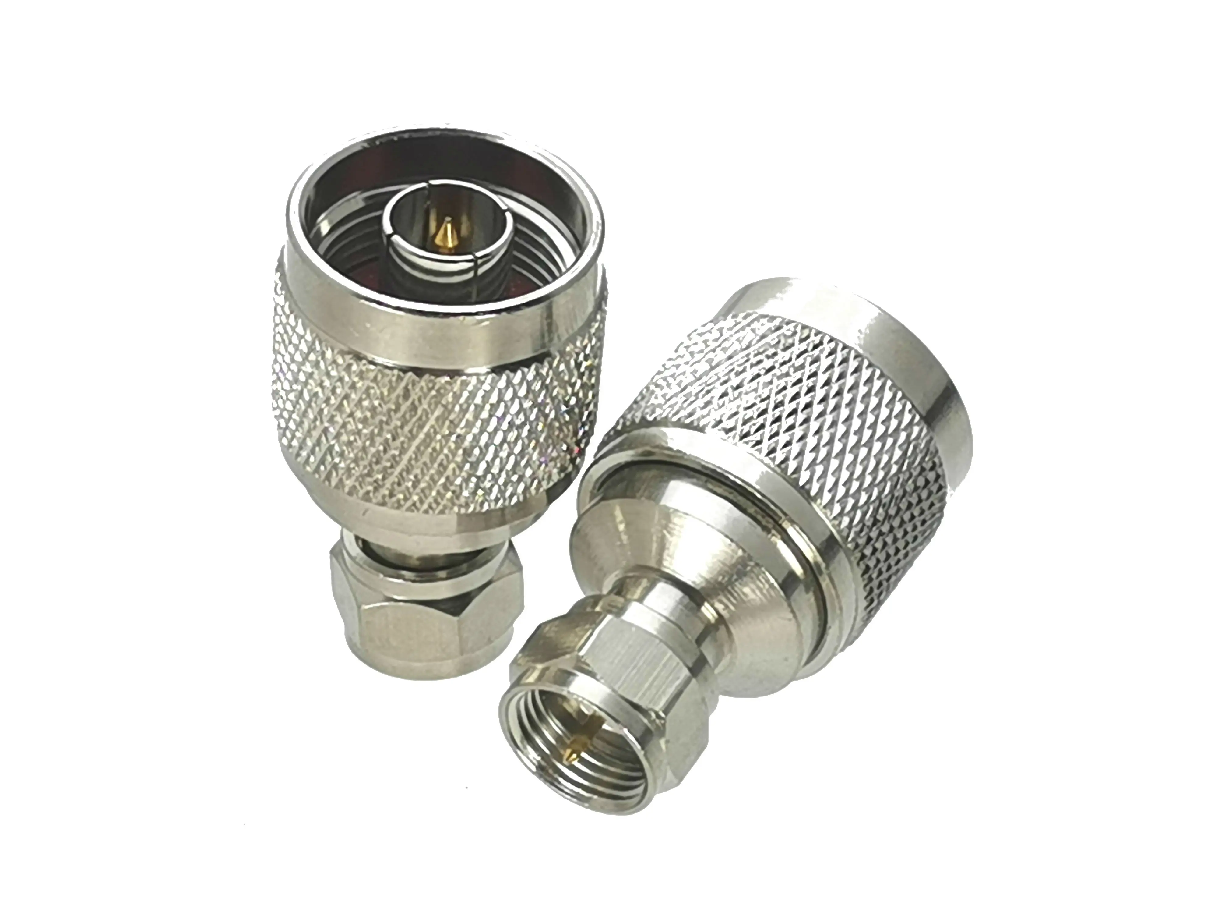 1Pcs F Tv Naar N Male Plug & Vrouwelijke Jack Rf Coax Adapter Connector Test Converter Messing