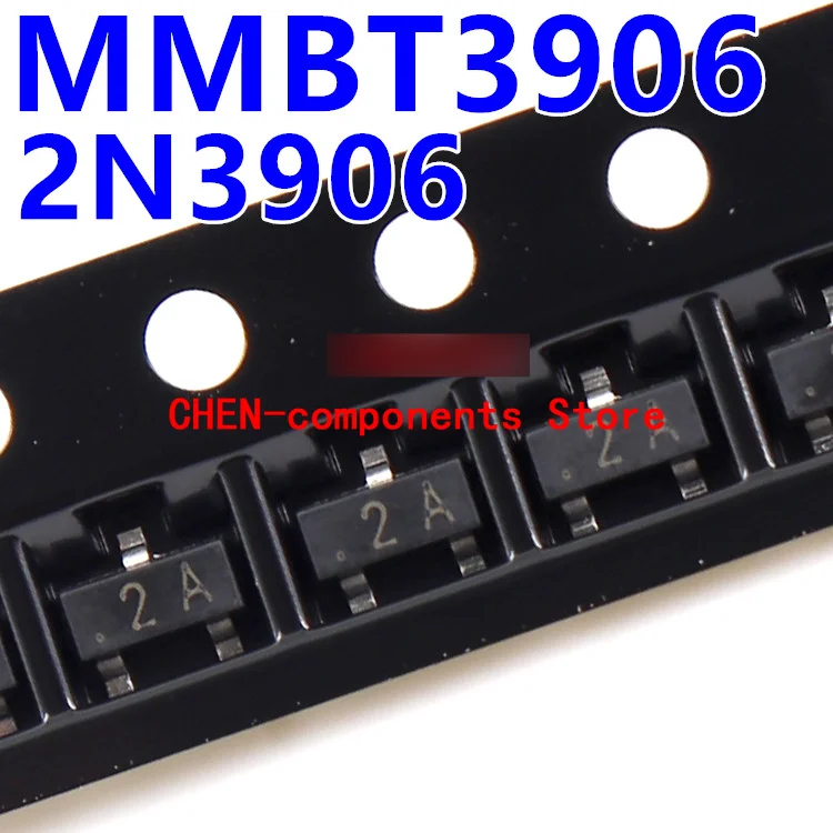 100 pezzi tri2n3906 2A SMD triodo SOT-23