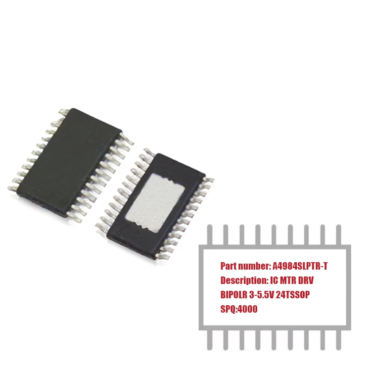 My Group Asia 4000PCS A4984SLPTR-T BMD DMOS Logic PMIC Integrated Circuits (ICs) PMIC - Motor Drivers, Controllers in Stock