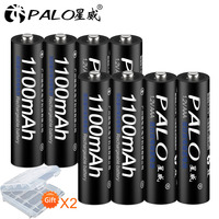 Rechargeable Battery 3A AAA Rechargeable AAA 1100mAh 1.2V PALO NI-MH 3A Battery Baterias Bateria For LED Light Toy Mp3