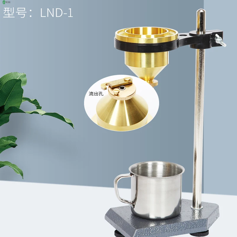 

Desktop Viscosity Cup Lab T-4 Cup Viscometer Paint Flow Velocity Cup Coating Four Viscosity 100ML LND-1 For 30-100S