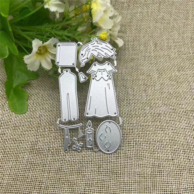 Boy&Girl Pure Angel  Metal  Cutting Dies Stencils For DIY Scrapbooking Decorative Embossing Handcraft Die Cutting Template