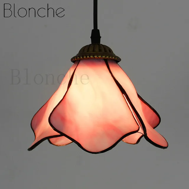 

LED Painted Glass Pendant Lights E27 Modern Living Room Bedroom Decor Pendant Lighting Restaurant Kitchen Fixtures Hanging Lamp