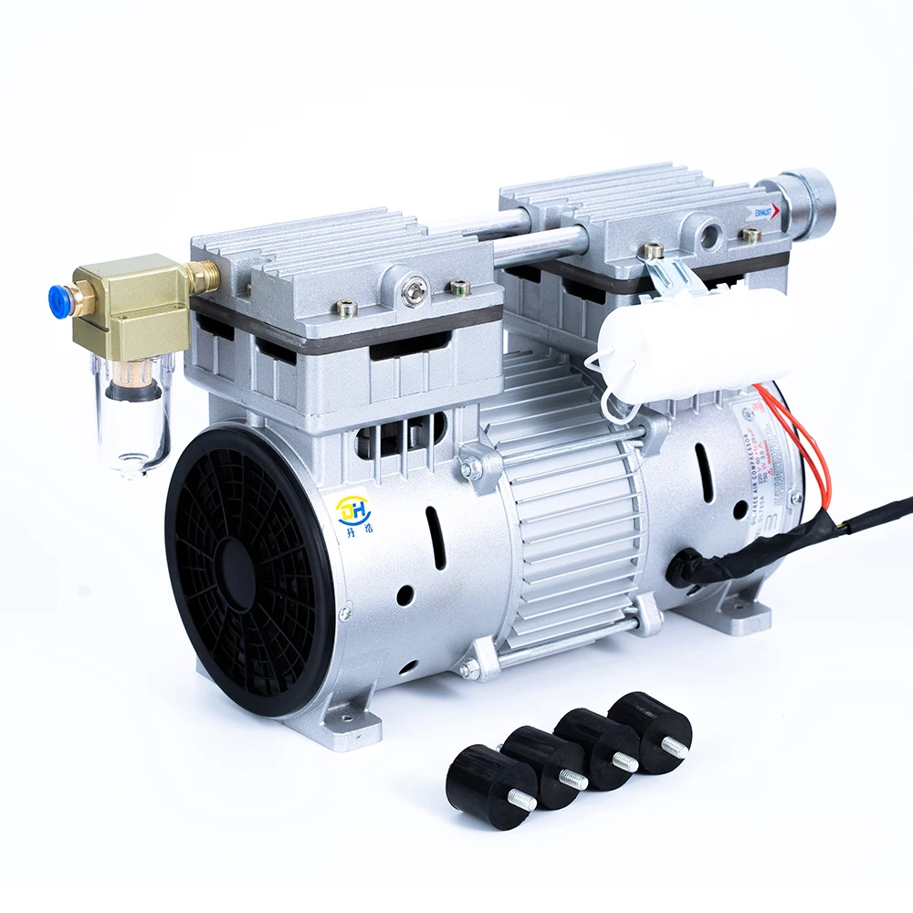 750A 220V Oil-free piston mute negative pressure high vacuum pump for defoaming suction filter pressure screen placement machine