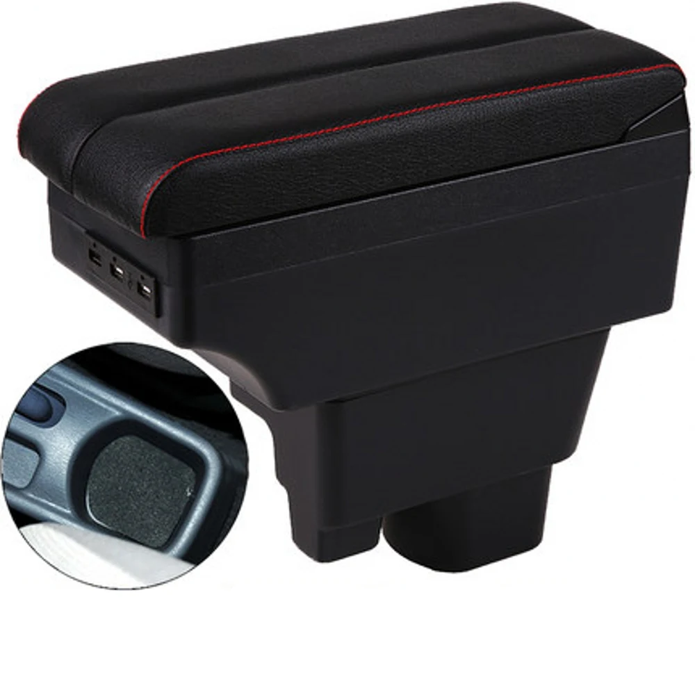 

For Geely MK armrest box central content box interior MK Armrests Storage car-styling accessories part with USB