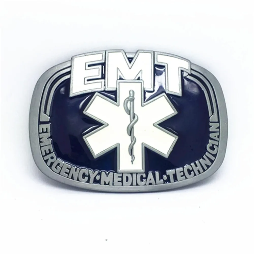 

American original EMT letter snake belt buckle for men women zinc alloy punk personality belt buckles male female accessories