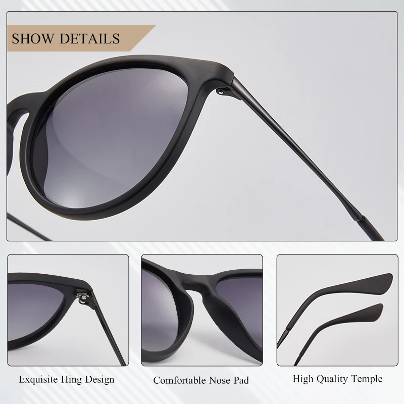CRIXALIS Fashion Polarized Sunglasses Men 2023 Classic Brand Designer Sun Glasses Ladies Anti Glare Driving Shades Female UV400