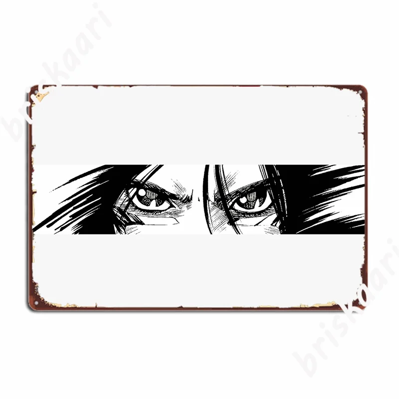 Gunnm Gally Alita: Battle Angel Metal Sign Garage Club Custom Wall Pub Mural Painting Tin Sign Posters