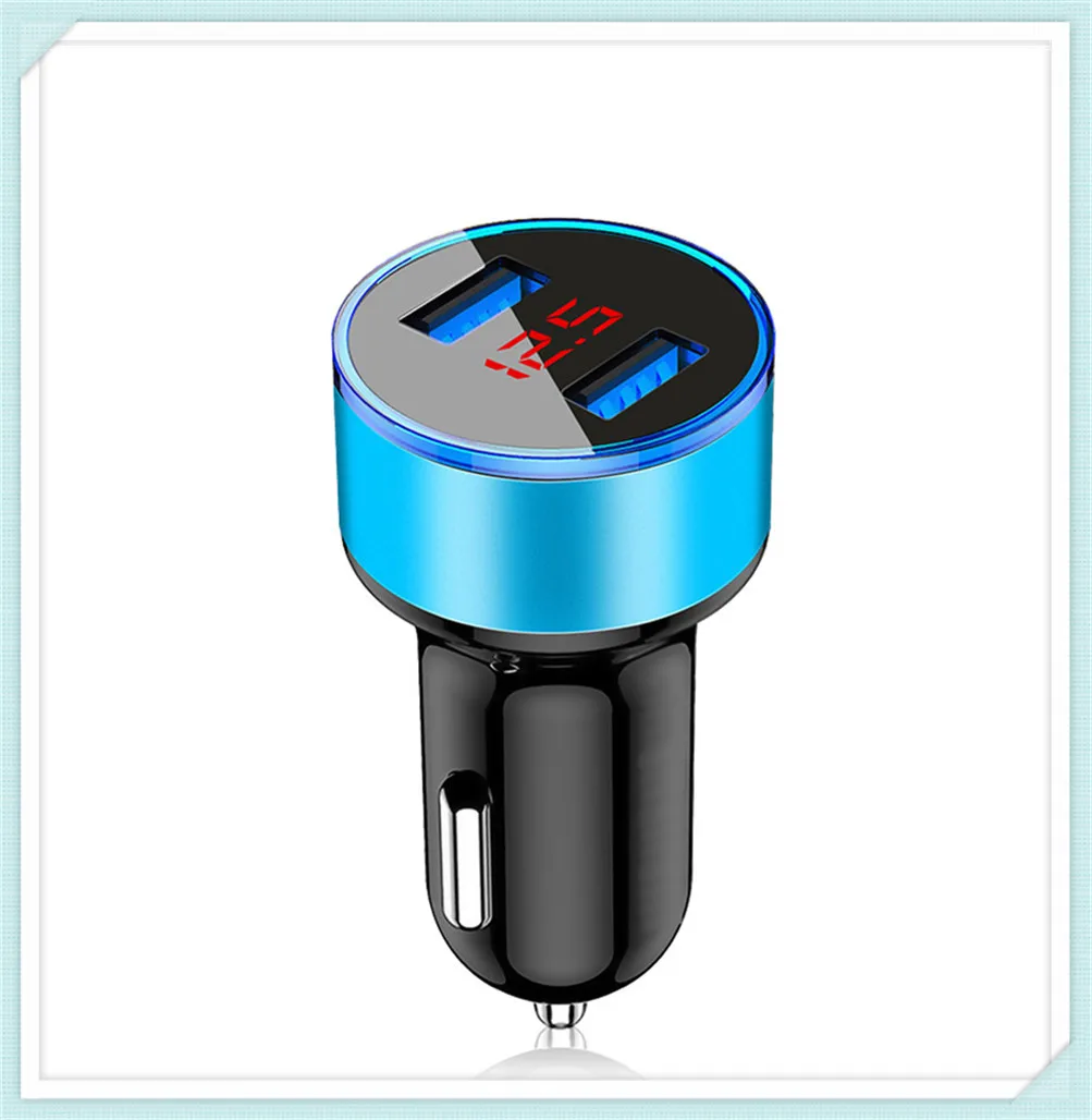 3.1A USB Car Charger With Universal Mobile Phone for Fiat Palio Uno Oltre 600 1200 Idea Bravo Sedici Grande Punto