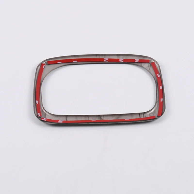 Rear Cup Holder Covers for Honda Civic 2016-2019 10th Gen Rear Cup Holder Decorative Frame Trim Sticker Car Interior Accessories