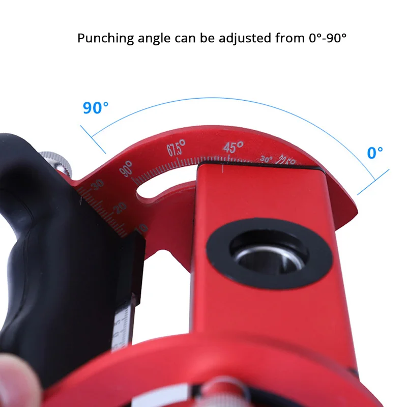 Woodworking Drilling Positioner Oblique Hole Locator Pocket Hole Jig Center Line Dowel Jig Tool for Splicing Wooden Board