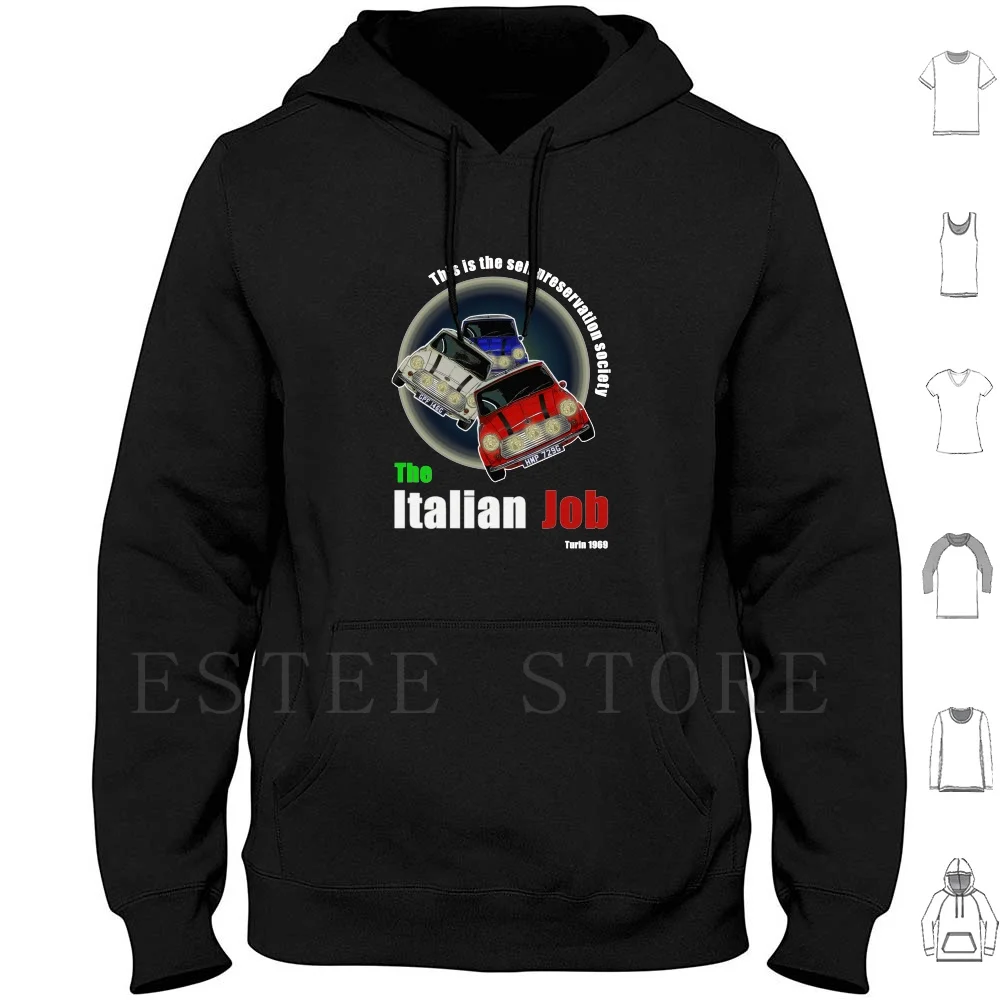Put Your Foot Down... Hoodies 1969 Blue British Caine Cars Colors Colours Cooper Crocker Gold Icon Italian Job
