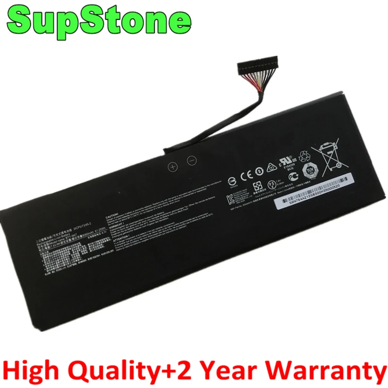 

SupStone Новая аккумуляторная батарея для ноутбука MSI GS43 GS43VR 6RE 7RE-064 GS40 6QE 6QE16H11 6RE-025AU 2ICP5/73/95-2 MS-14A3