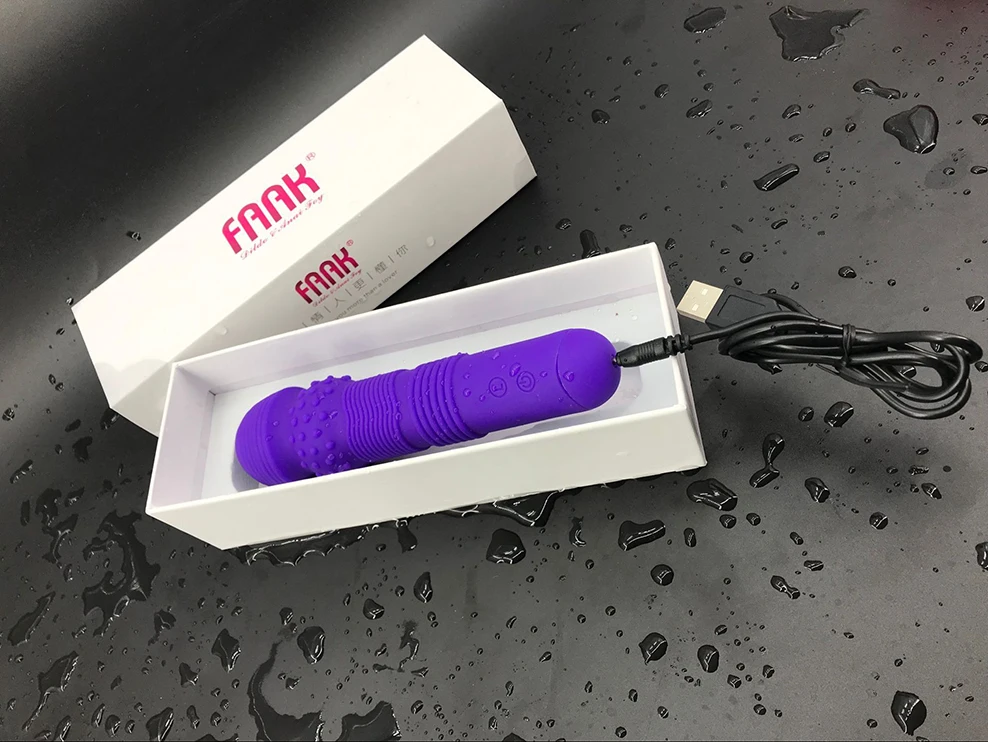 FAAK Silicone Magic AV Wand Body Massager Sex Toy Female Masturbator  7 speed Powerful clit Vibrators for Women Man Sex Products