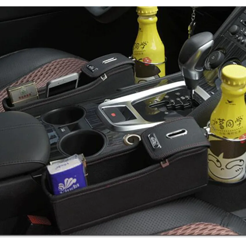 Car Auto Seat Gap Storage Box Pocket Organizer For Mercedes-Benz A B R G Class GLK GLA W176 w203 w204 w205 w211 w212 w213 W251