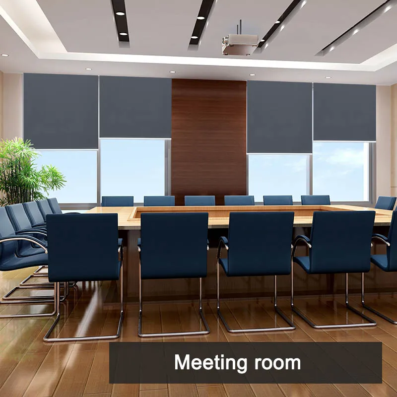 SUNFREE Drilling System Roller Blinds Light transmission and blackout high quality curtains for bedroom kitchen custom size