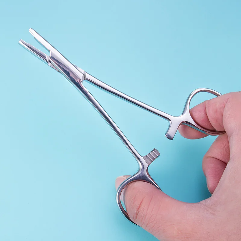 1PC Sterile Chirurgenstahl Dermal Anker Halten Werkzeug Zange Pinzette Clamp Professionelle Disc Forcep Körper Piercing Ausrüstung 3-5mm – Detail 8