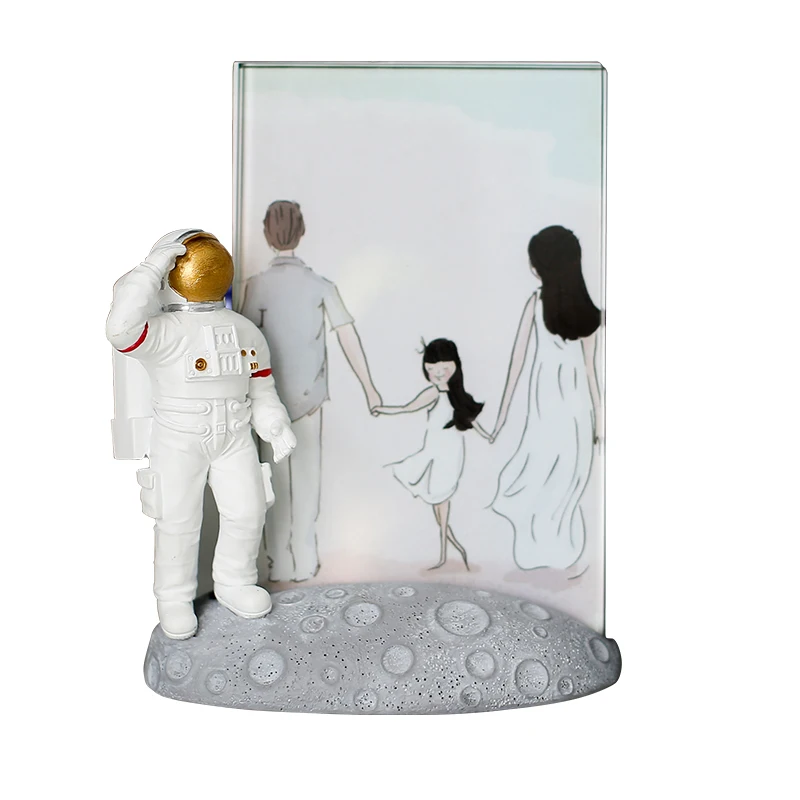 

Creative space style astronaut decoration modern art photo frame 6 inch photo