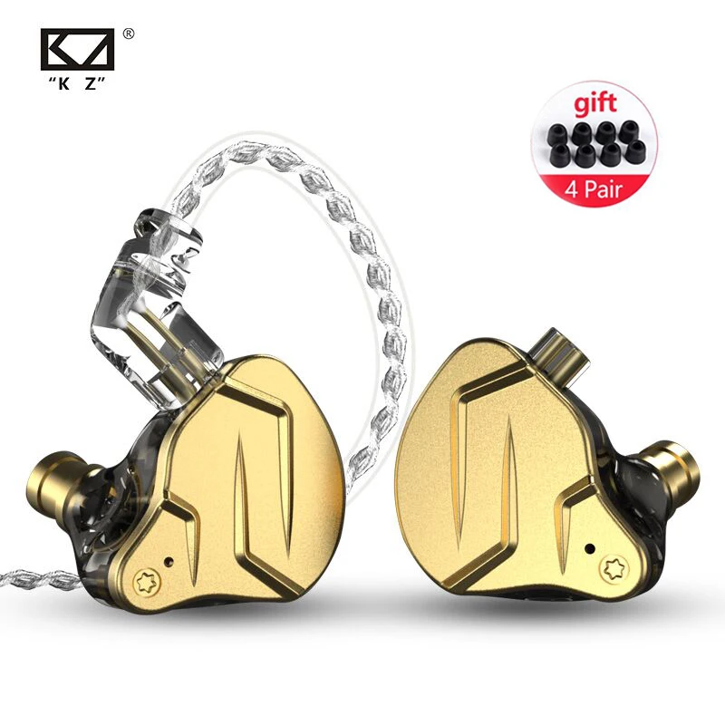 KZ ZSN Pro X Metal Earphones 1BA+1DD Hybrid technology HIFI In Ear Monitor Earphones Bass Earbuds Sport Noise Cancelling Headset