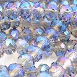 2019 Clear Blue-light 4mm 6mm 8mm Austria Crystal Beads Rondelle Beads Loose Spacer Bead for DIY Jewelry Making U Pick Colors