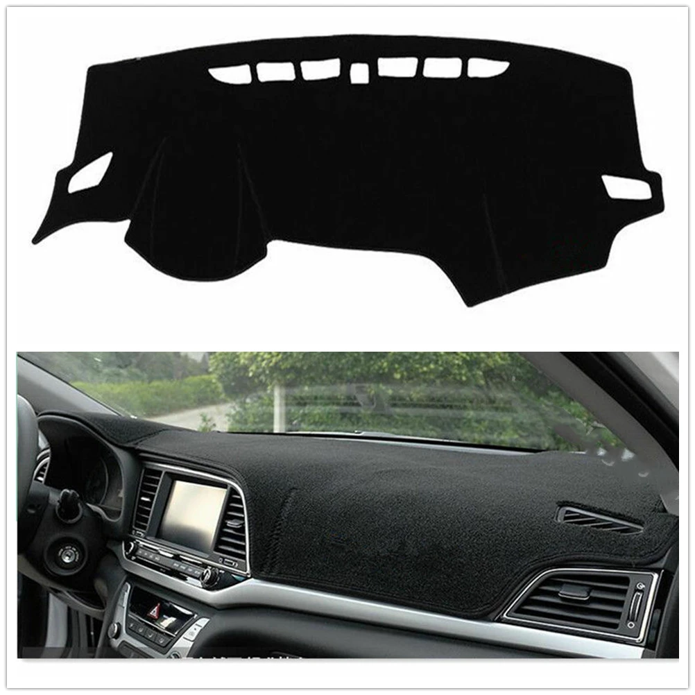 

Car Front Dashboard Dash Mat Dashmat Center Console Instrument Panel Carpet Sun Cover Pad Shade For Hyundai Elantra AD 2016-2020