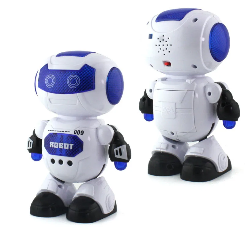 1Pcs Fashion Hot Sale Music Lighting Electric Dancing Robot Toy Figures Creative Children Entertainment Interactive Toys