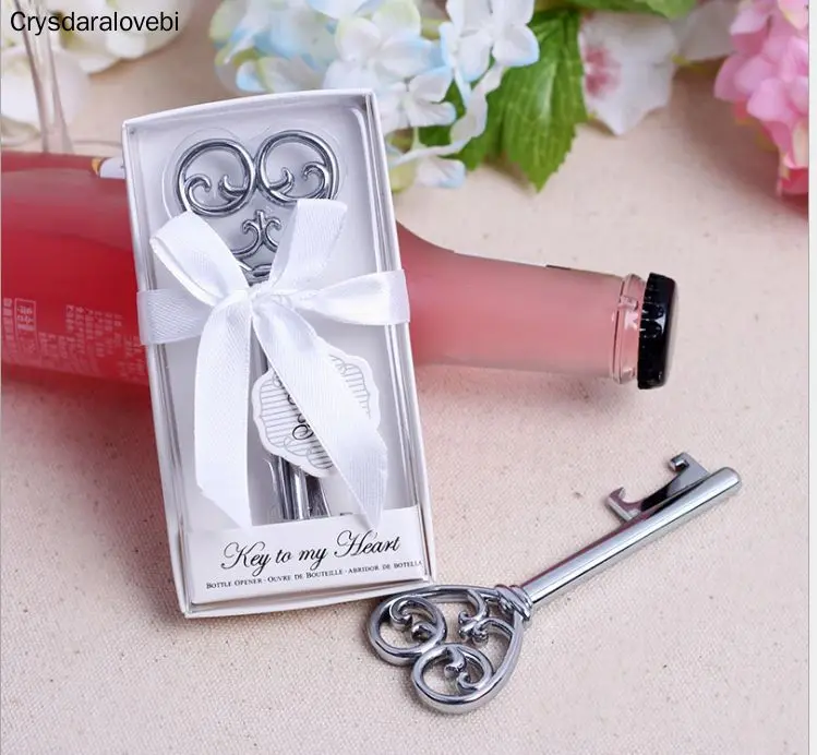 

100pcs Holiday Supplies Key to my Heart Bottle Opener Wedding favors and gifts