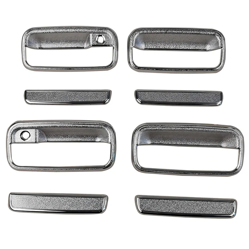 Car exterior door galvanized door handle handle decoration sticker for Toyota LAND CRUISER PRADO FJ90 LC90 1998 1999 2000 2001