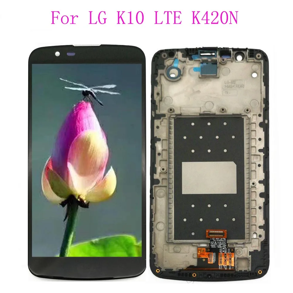 Original LCD For LG K10 LTE K420N K430 K430DS K410/ K10TV K430TV K410TV LCD No IC/With IC Display Touch Screen Digitizer Assembl