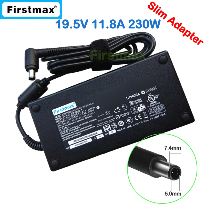 

19.5V 11.8A 230W Gaming laptop charger ADP-230EB T for Asus ROG G750JH GFX71JT G751JT GFX71JY G750JY G751JY GFX70JZ G750JZ