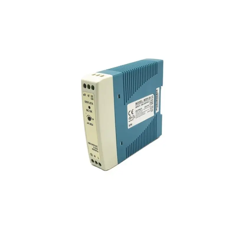 High quality Rail type module MDR-20W small size ultra-thin card rail switching power supply 12V 1.6A  24V 1A transformer