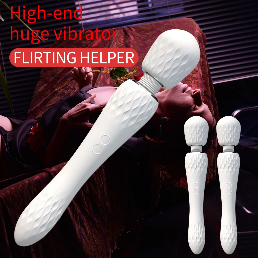 Double-headed Vibrator for Women AV Massage stick Masturbator Female Goods for Adults Women\'s Dildo Sex Toys for Women Sex Shop