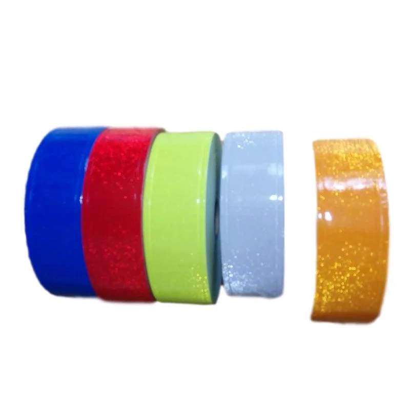 Night Reflective PVC Tape, Flashing Tiny Star Warning Strip, Clothing Safety Vest, Bag Material Belt, Garment Sewing, 5cm * 50m