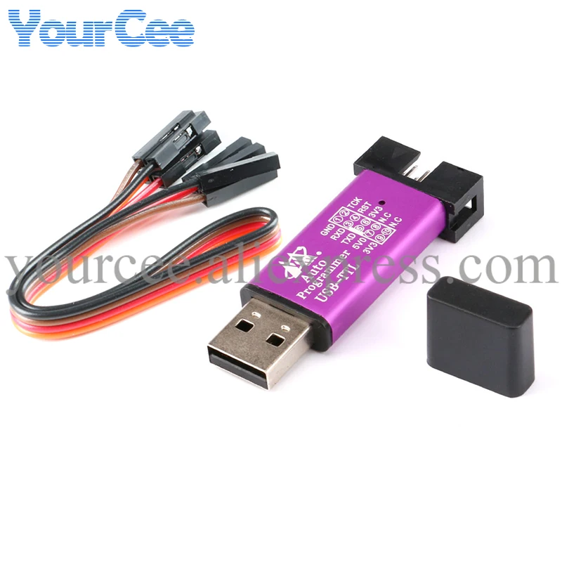 Automatic MCU USB 51 Microcontroller Downloader Auto Programmer / 3.3V 5V Universal / Dual Voltage USB to TTL DownLoad Cable