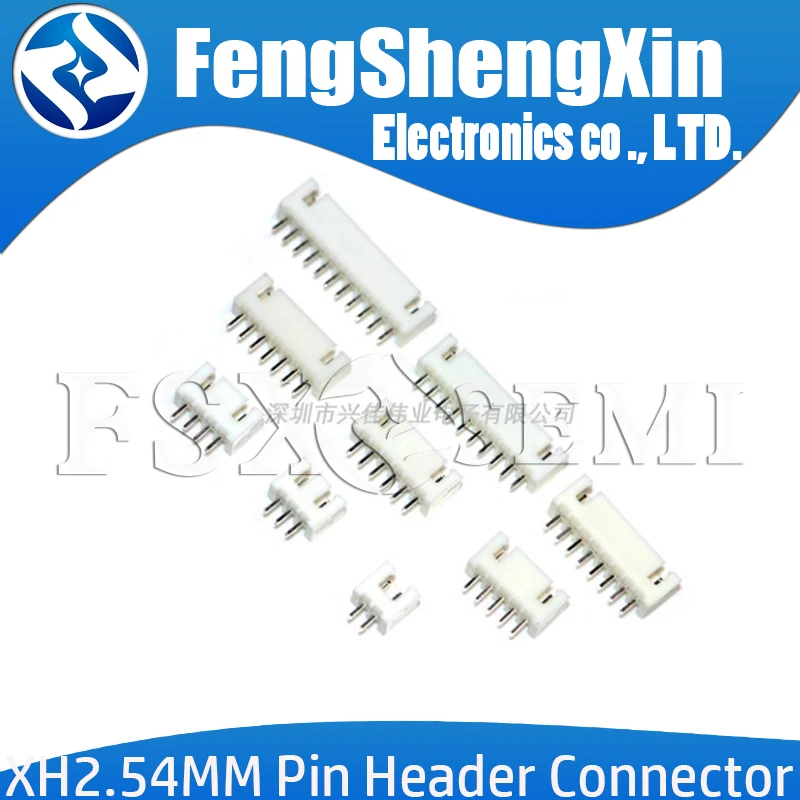 20pcs XH2.54 straight needle Connector 2.54mm Pin Header XH2.54-2P/3P/4P/5P/6P/7P/8P/9P/10P/11P/12P/13P/14P/16PTerminal