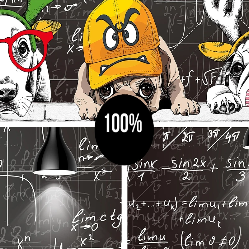 مخصص ذاتية اللصق خلفية ثلاثية الأبعاد لطيف الحيوان شخصية مطعم غرفة نوم الأطفال صور جداريات حائطية ثلاثية الأبعاد ملصق مضاد للمياه #4