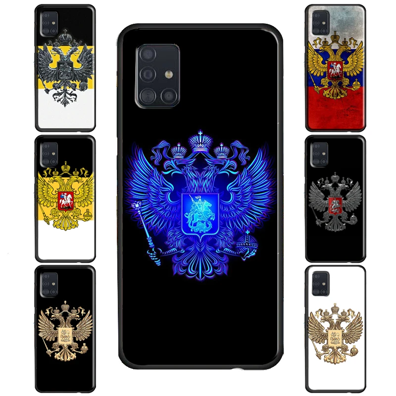 Russia Coat of Arms Case For Samsung Galaxy S20 FE S22 S21 Ultra S8 S9 S10 Note 10 Plus S10e Note 20 Ultra