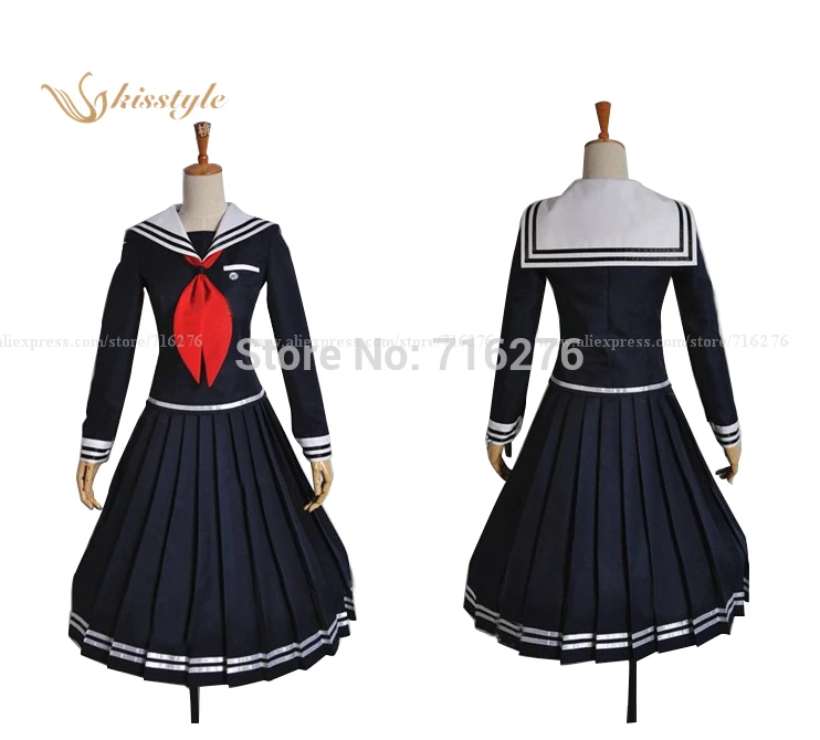 Kisstyle Fashion Anime Super Dangan Ronpa 2 Rot in winter Cloth Uniform Cosplay Costume,Customized Any Size