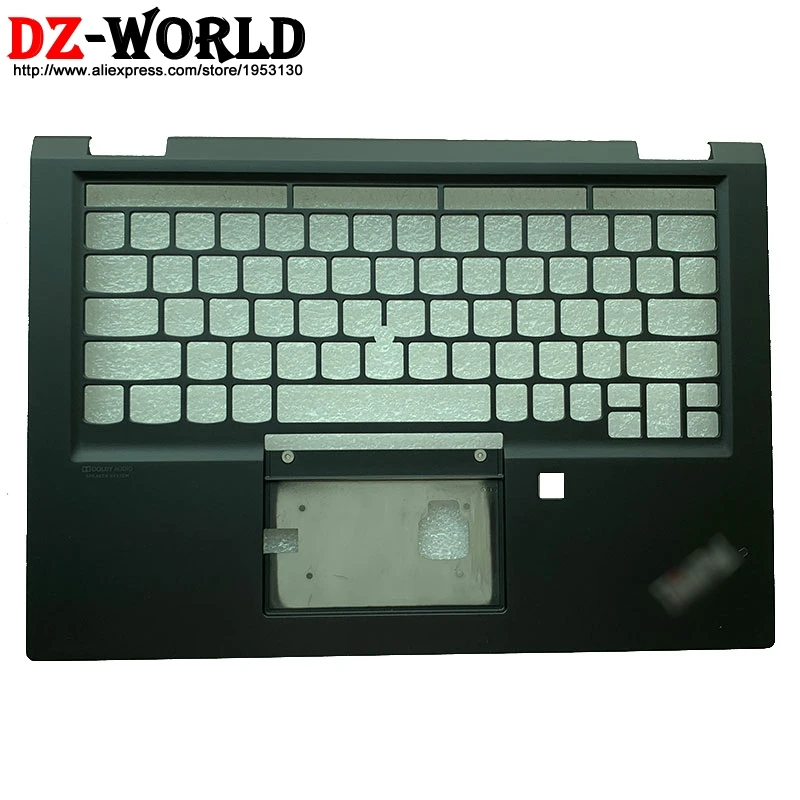 

New /Orig Palmrest Upper Case Keyboard Bezel with FPR Hole for Lenovo Thinkpad X13 Yoga Laptop C Cover Wifi US Version