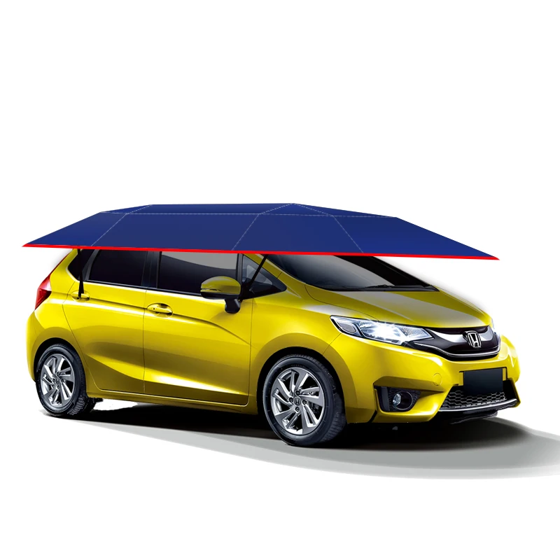 Outdoor Heat Insulation and Sun Protection Car Covers Automatic Vehicle Tent Folding Remote Control Anti-UV Waterproof Protectio