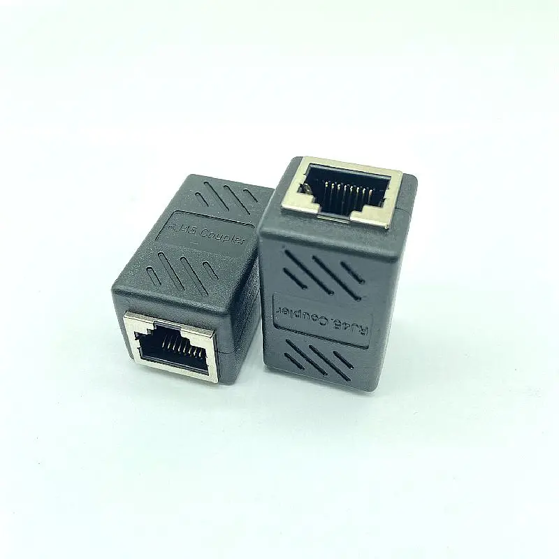 Female to Female Network LAN Connector Adapter Coupler Extender RJ45 Ethernet Cable Extension Converter