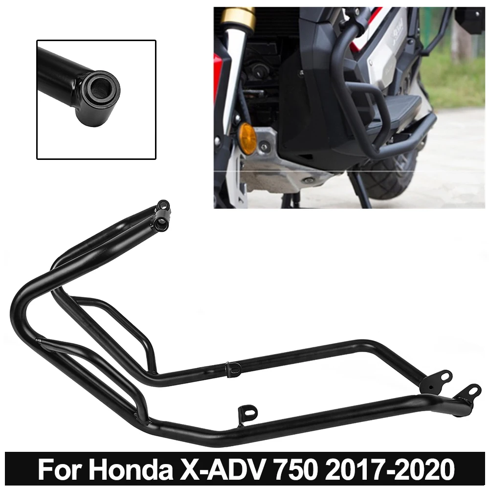 

Motorcycle Lower Engine Guard Protector Bumper Crash Bar Stunt Cage Protection For Honda X-ADV XADV 750 2017 18 2019 2020 Black
