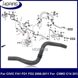 Hoping Auto Power Steering Suction Tube Pipe Hose For HONDA For CIVIC FA1 FD1 FD2 2006-2011 CIIMO C14 2012