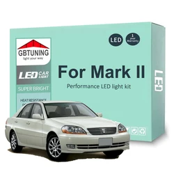 LED Interior Light Bulb Kit For Toyota Mark II 2 1980-2001 2002 2003 2004 2005 2006 2007 Car Map Dome Trunk Lamp Canbus No Error