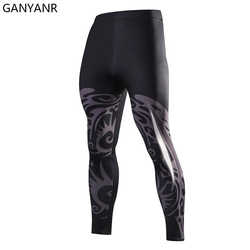 Pantaloni a compressione ganananr calzamaglia da corsa da palestra Leggings da uomo abbigliamento sportivo Fitness Sport Sexy basket Yoga