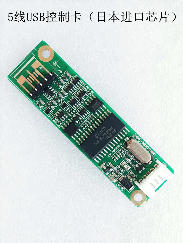 5 fio resistive touch screen controlador 5 fio usb touch screen controlador kit importado da microplaqueta de japão