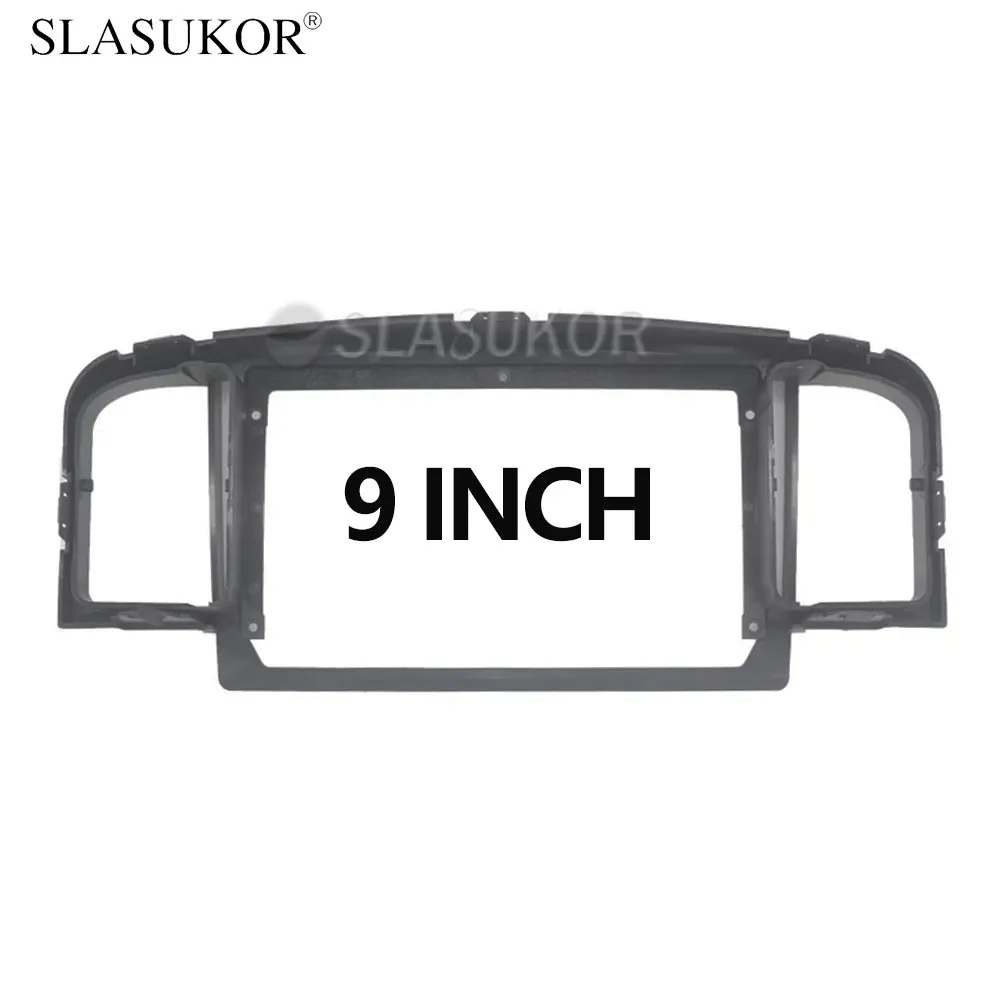 9 INCH Double Din Car Radio Fascia Frame  For Lifan 620 Solano 2008 2009 2010 - 2015 FRAME No Cable Trim Dashboard Panel Kit