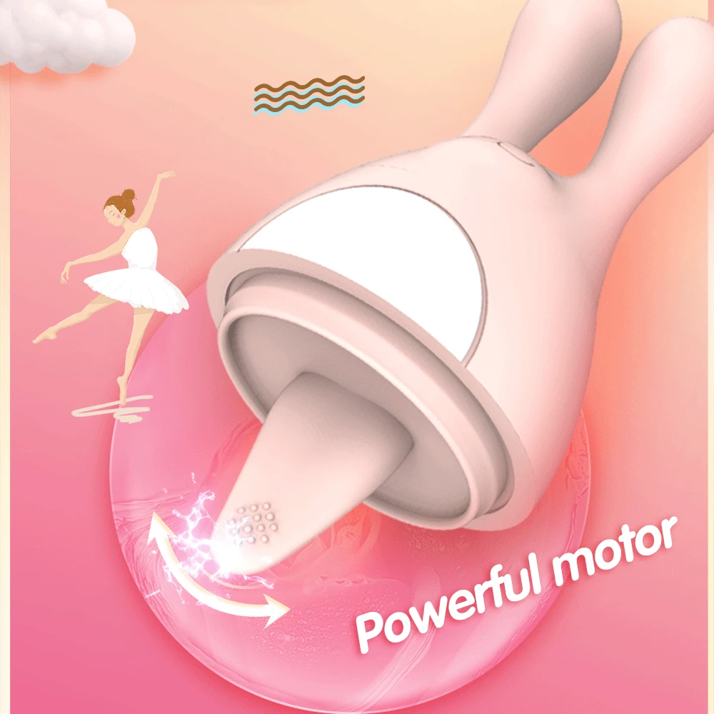 Sucking Vibrator Pussy Licking Toys For Women Sex Licking Machine Blowjob Tongue Vibrating Nipple Sucking Clitoris Stimulator